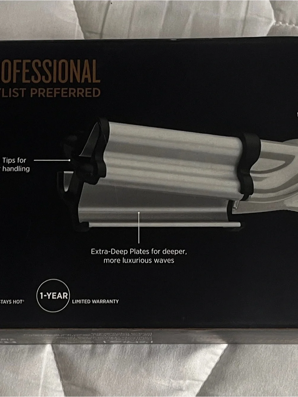 Hot Tools Tourmaline Deep Waver, NIB